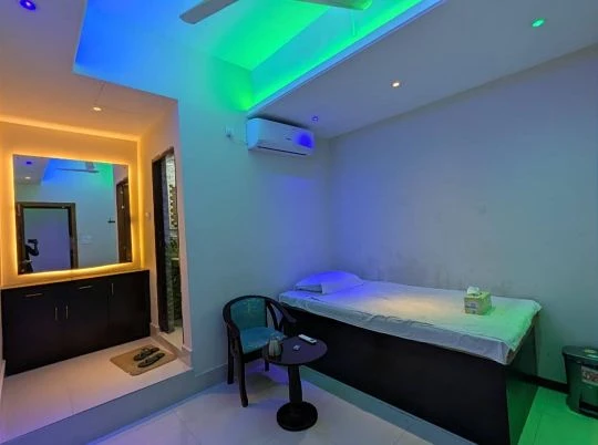 Lucifer Spa relaxation lounge in Dhaka