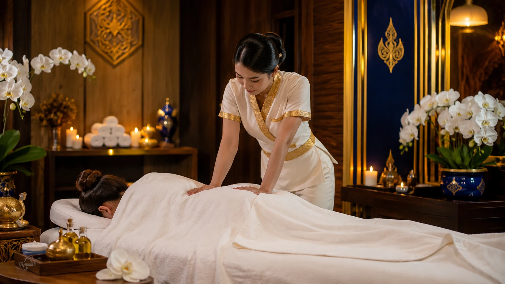Deep Tissue Massage treatment at Lucifer Spa in Dhaka